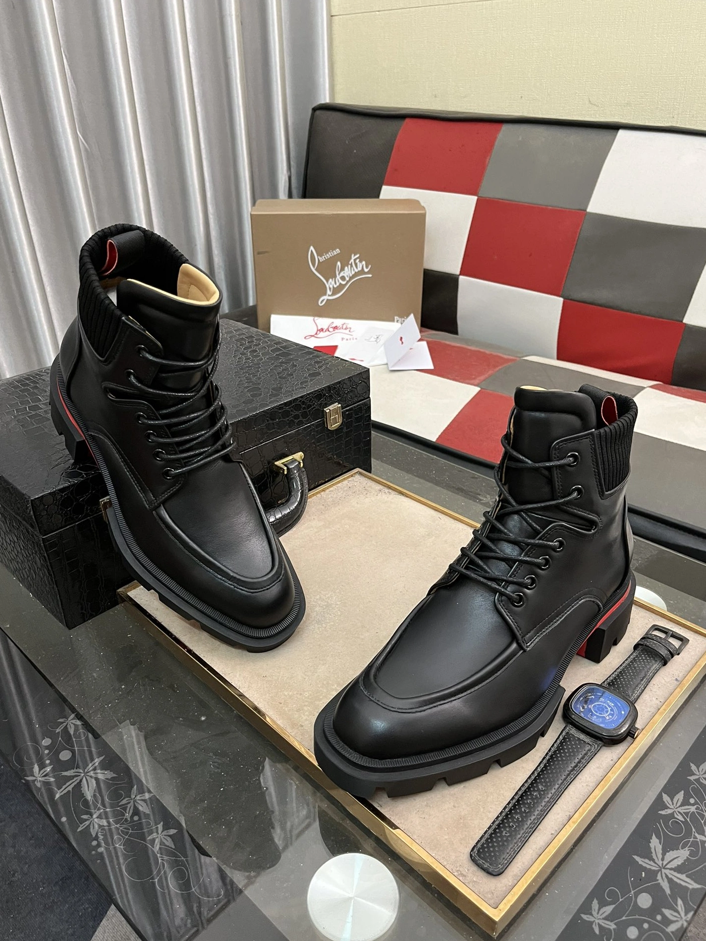 Christian Louboutin Boots For Men Functional 2157