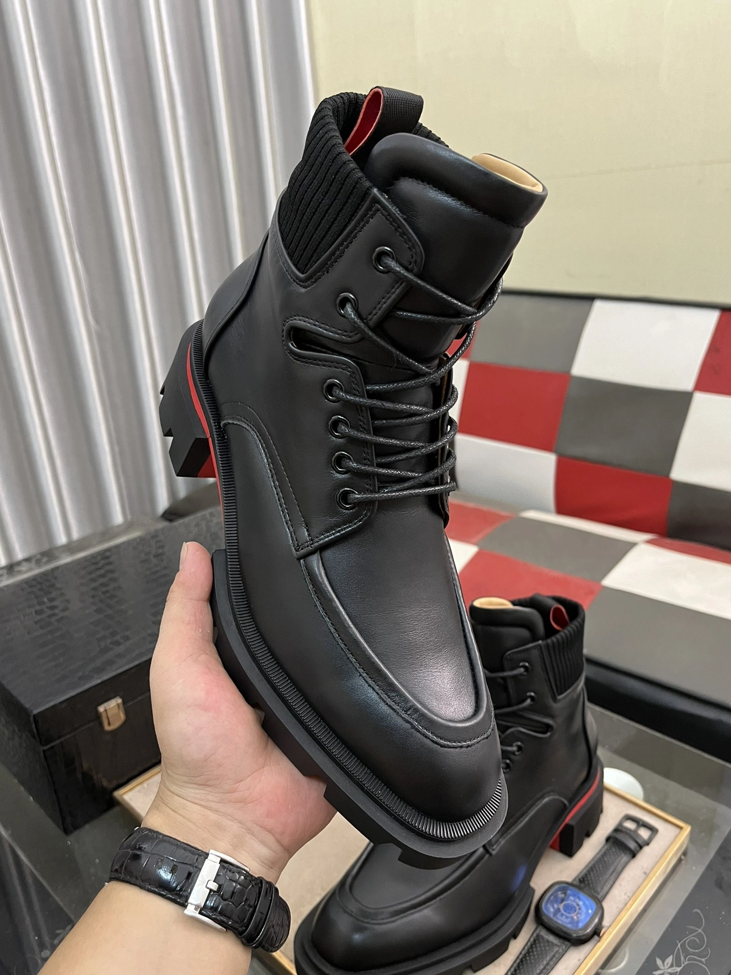 Christian Louboutin Boots For Men Functional 2157