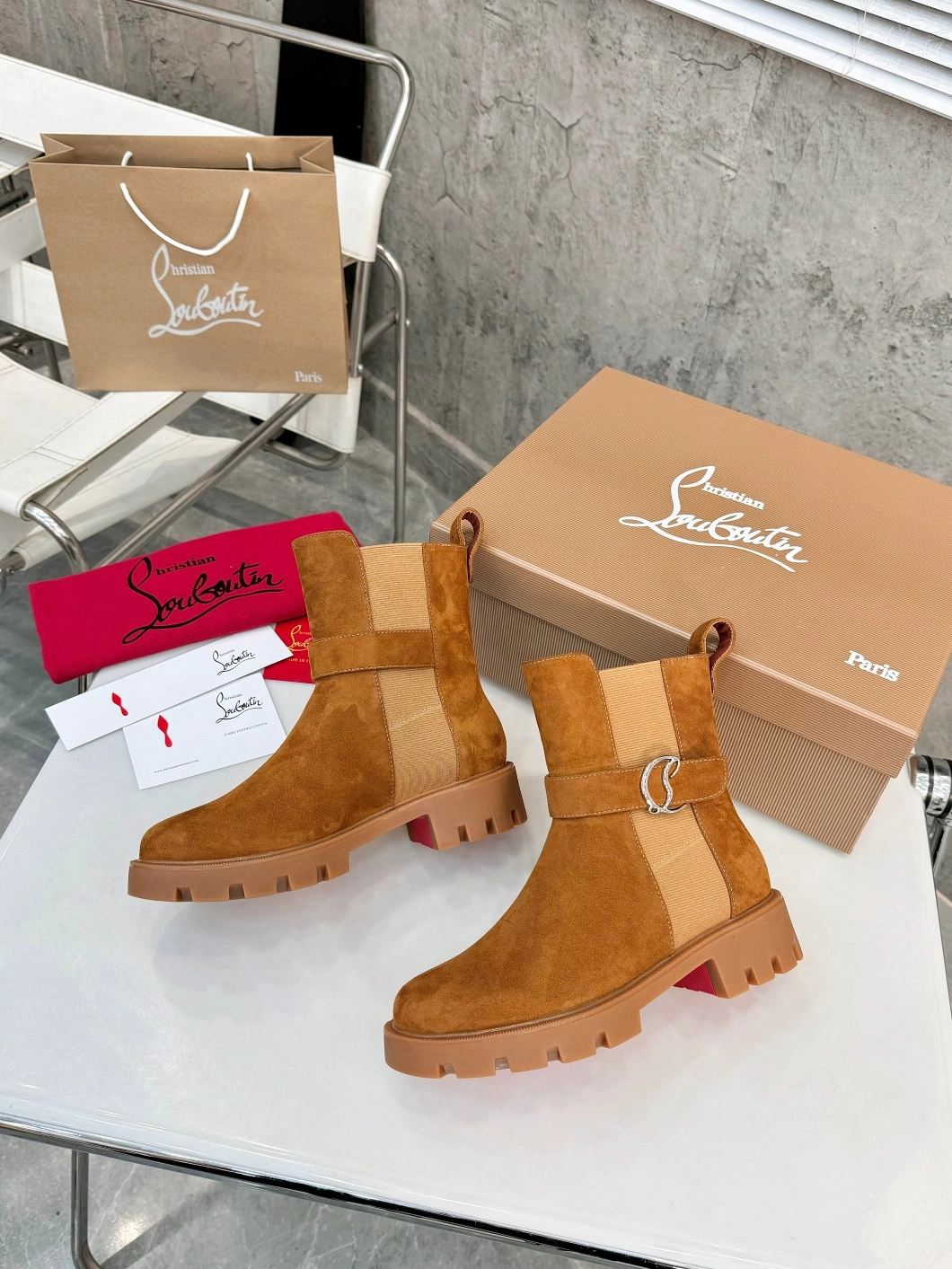 Christian Louboutin Boots For Women Stylish 7728