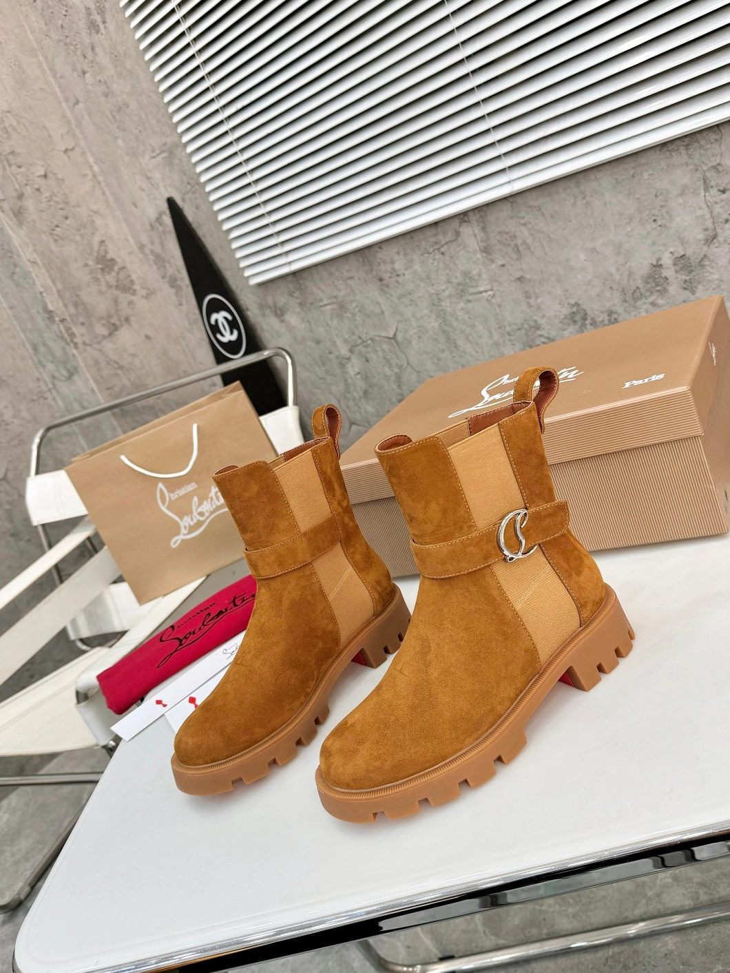 Christian Louboutin Boots For Women Stylish 7728