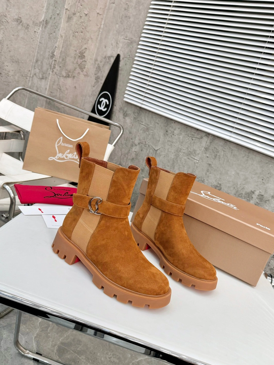 Christian Louboutin Boots For Women Stylish 7728