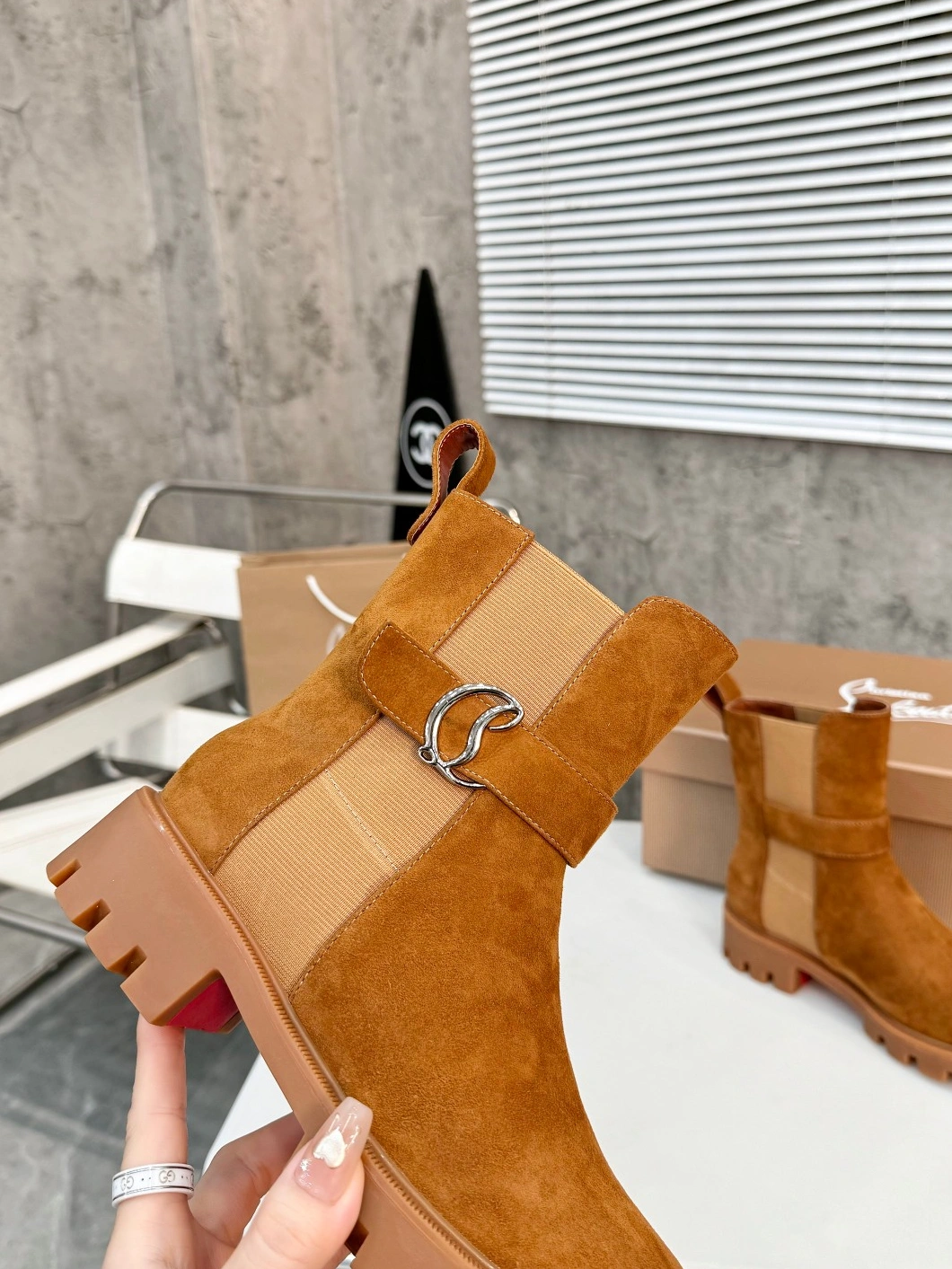 Christian Louboutin Boots For Women Stylish 7728