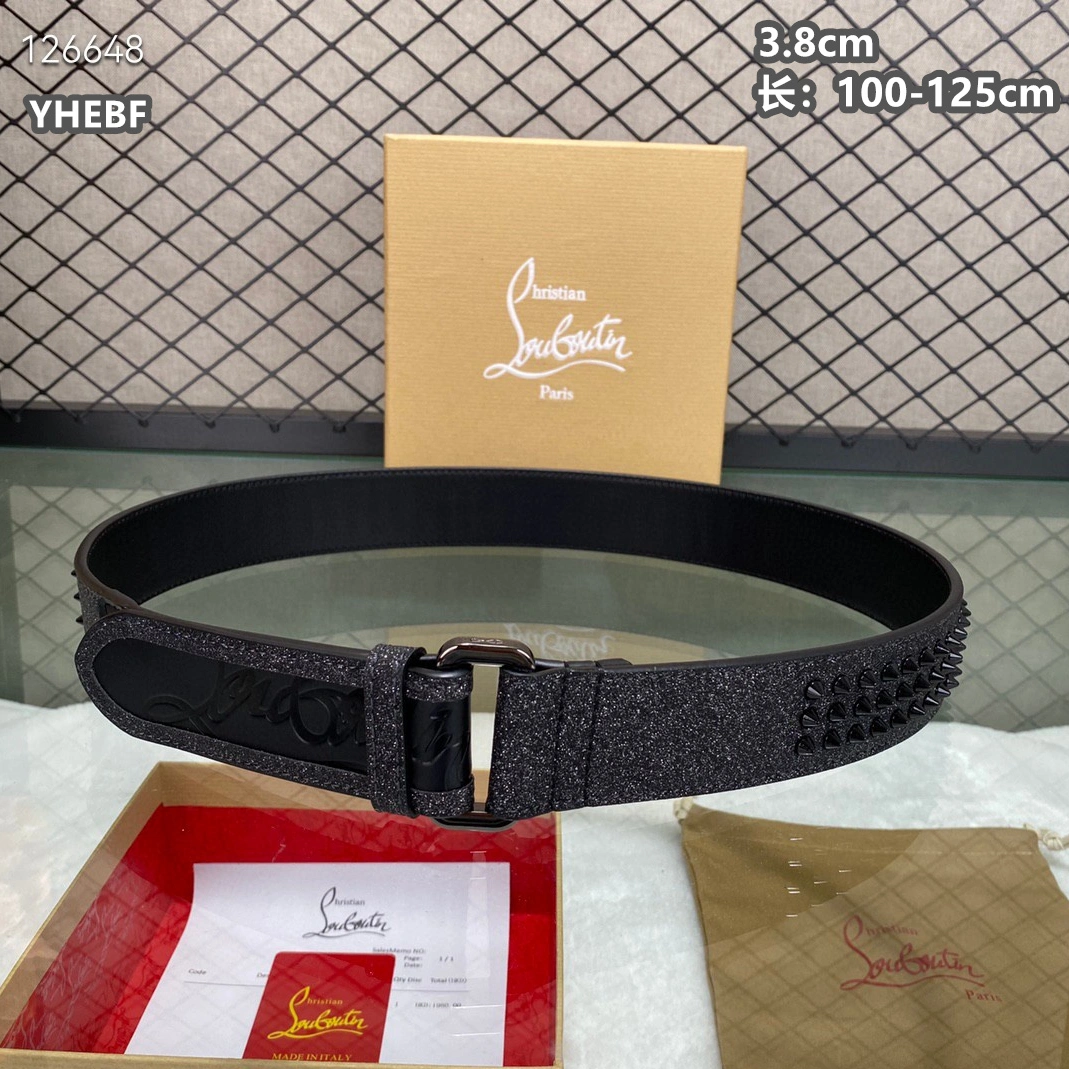 Christian Louboutin CL AAA Quality Belts For Men Practical 392