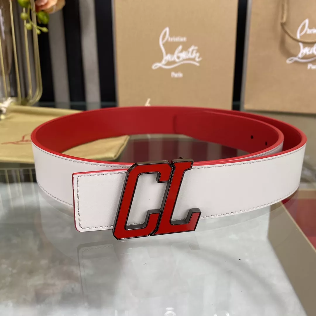 Christian Louboutin CL AAA Quality Belts In 3.5cm For Men Breathable 5588