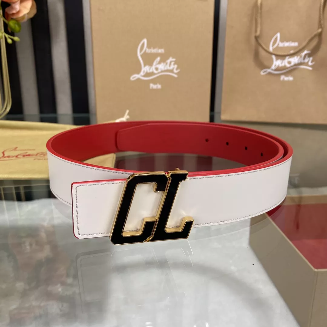Christian Louboutin CL AAA Quality Belts In 3.5cm For Men Trendsetting 3455