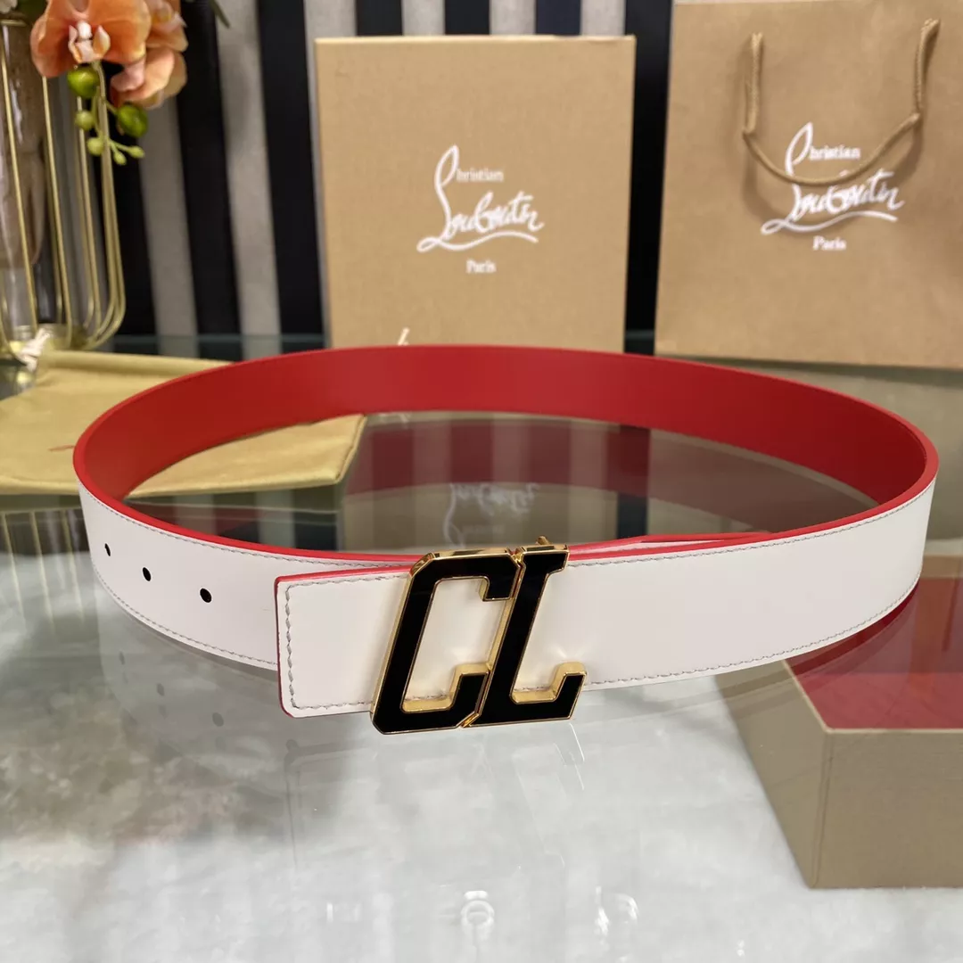 Christian Louboutin CL AAA Quality Belts In 3.5cm For Men Trendsetting 3455