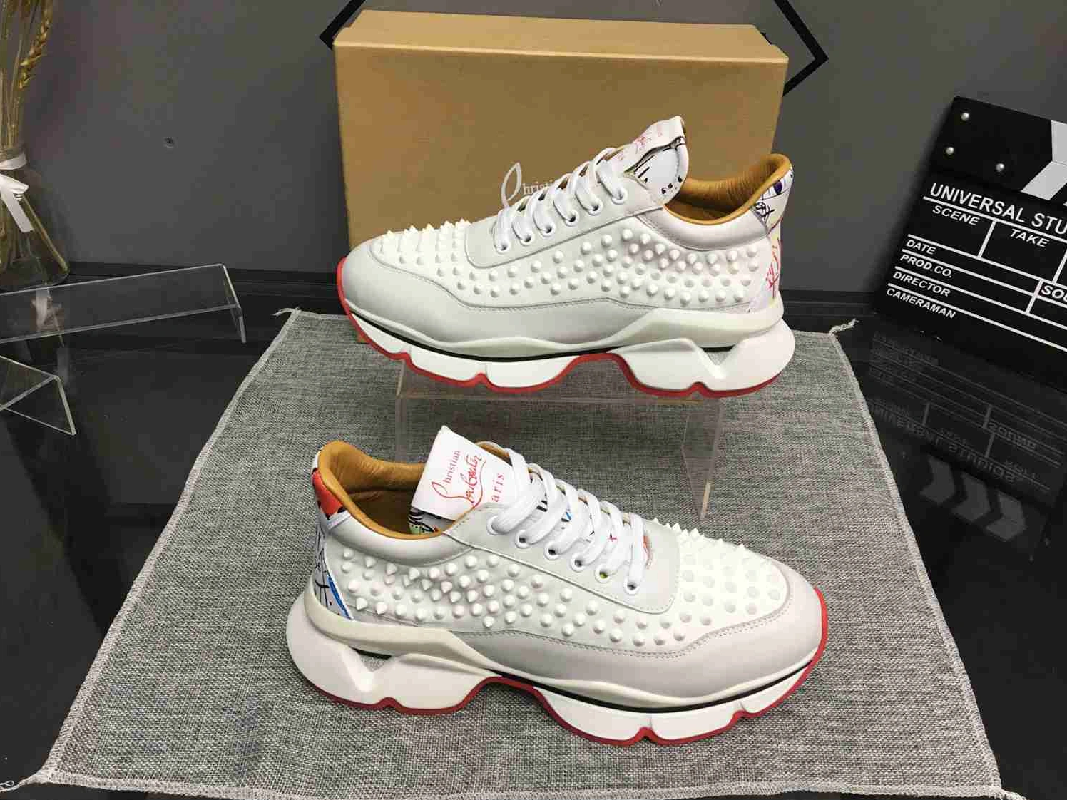 Christian Louboutin CL Casual Shoes For Women Affordable 966