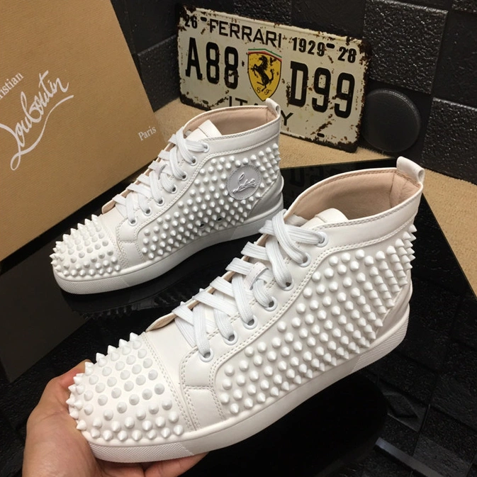 Christian Louboutin CL High Tops Shoes For Men Classic 3956