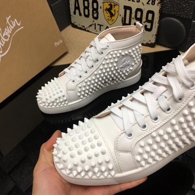 Christian Louboutin CL High Tops Shoes For Men Classic 3956