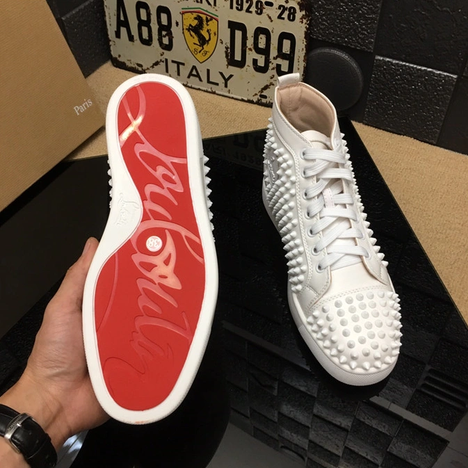Christian Louboutin CL High Tops Shoes For Men Classic 3956