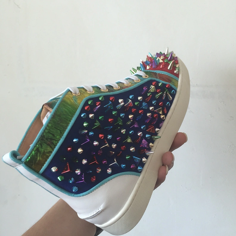 Christian Louboutin CL High Tops Shoes For Men Durable 2714