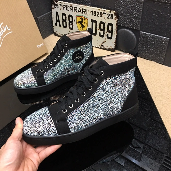 Christian Louboutin CL High Tops Shoes For Men EyeCatching 3015