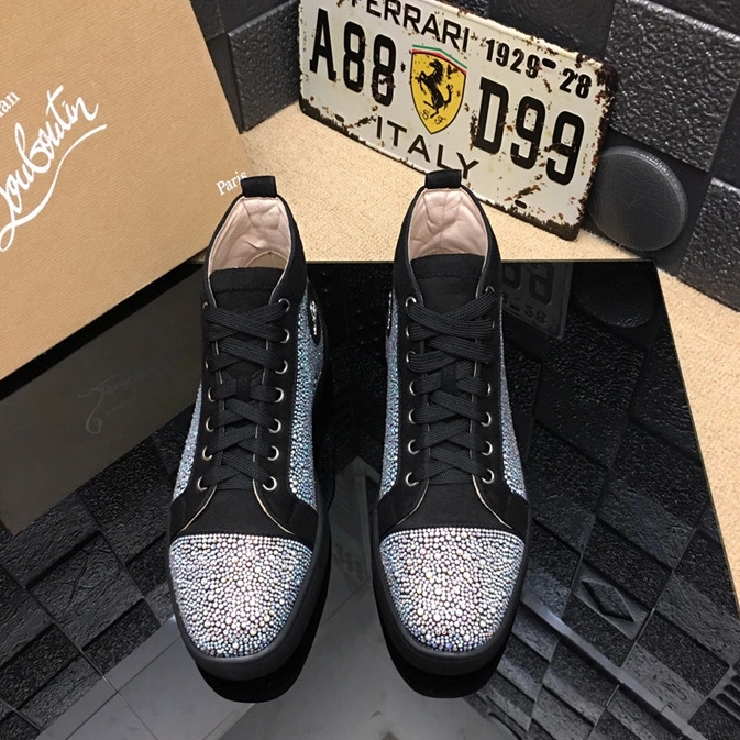 Christian Louboutin CL High Tops Shoes For Men EyeCatching 3015