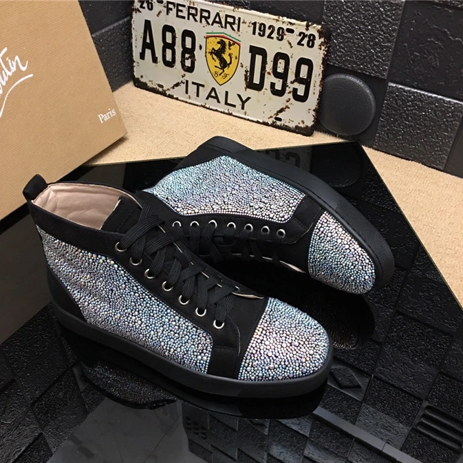 Christian Louboutin CL High Tops Shoes For Men EyeCatching 3015