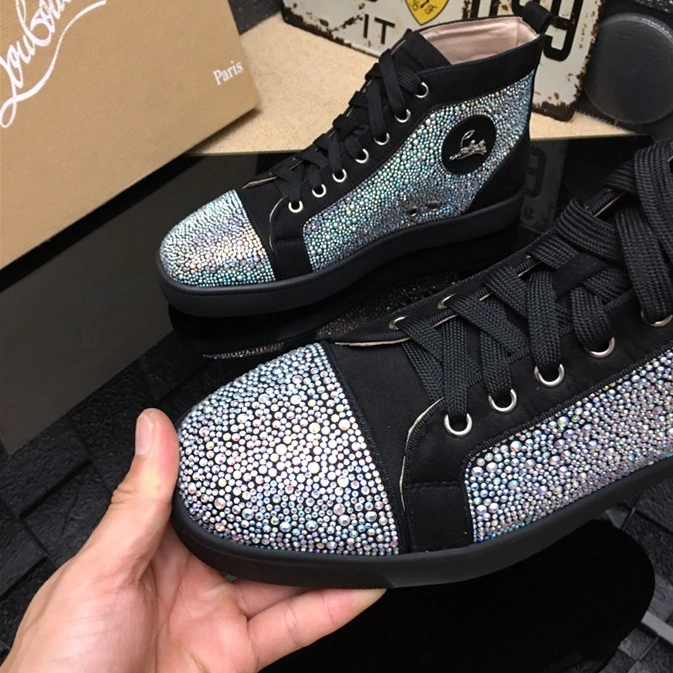 Christian Louboutin CL High Tops Shoes For Men EyeCatching 3015