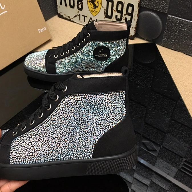Christian Louboutin CL High Tops Shoes For Men EyeCatching 3015