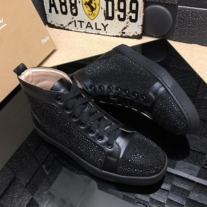 Christian Louboutin CL High Tops Shoes For Men GoodFit 2186