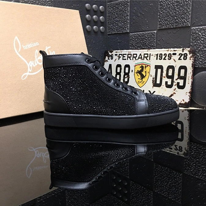 Christian Louboutin CL High Tops Shoes For Men GoodFit 2186