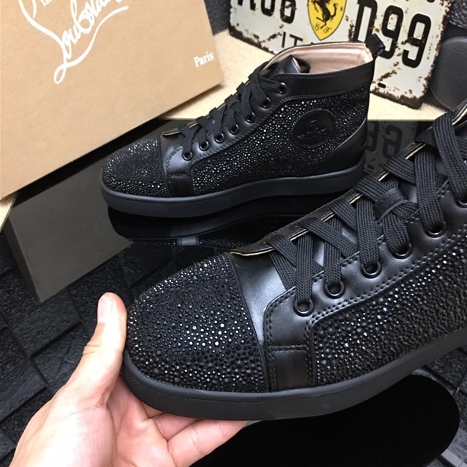 Christian Louboutin CL High Tops Shoes For Men GoodFit 2186
