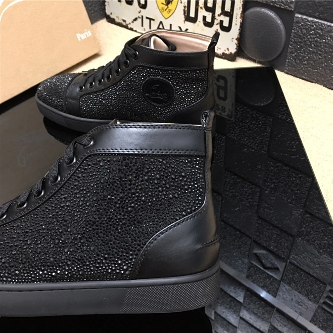 Christian Louboutin CL High Tops Shoes For Men GoodFit 2186