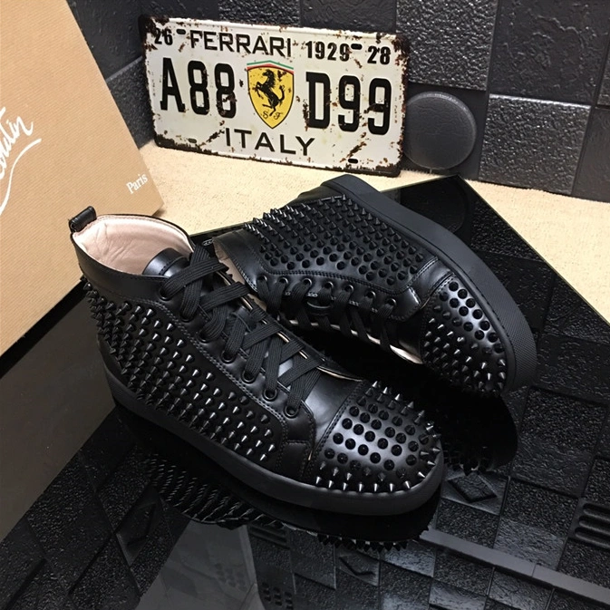 Christian Louboutin CL High Tops Shoes For Men Unique 3436