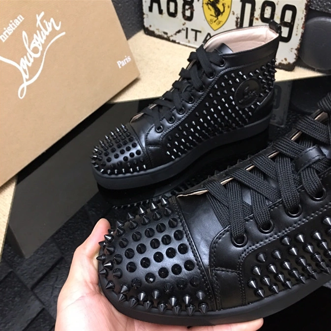 Christian Louboutin CL High Tops Shoes For Men Unique 3436