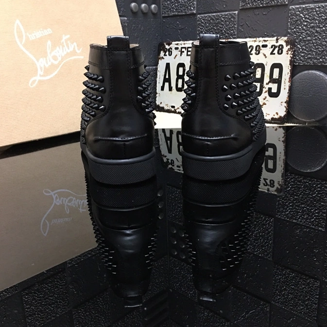 Christian Louboutin CL High Tops Shoes For Men Unique 3436