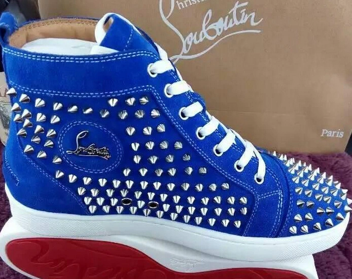 Christian Louboutin CL High Tops Shoes For Men Unique 9129