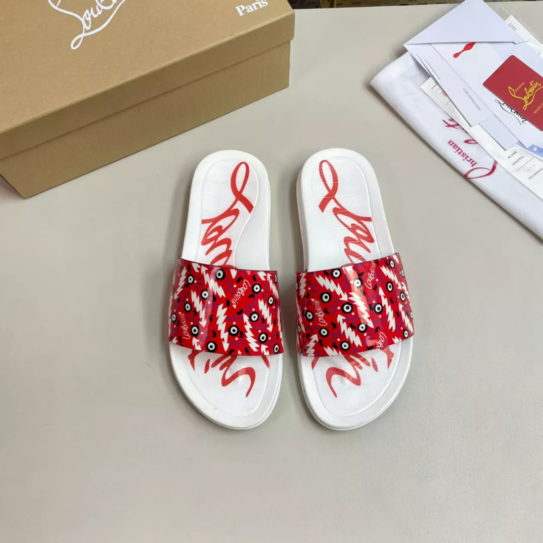 Christian Louboutin CL Slippers For Men Affordable 4816
