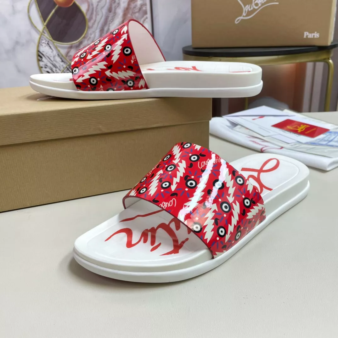 Christian Louboutin CL Slippers For Men Affordable 4816