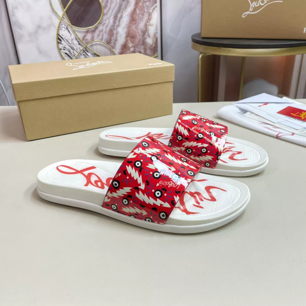 Christian Louboutin CL Slippers For Men Affordable 4816
