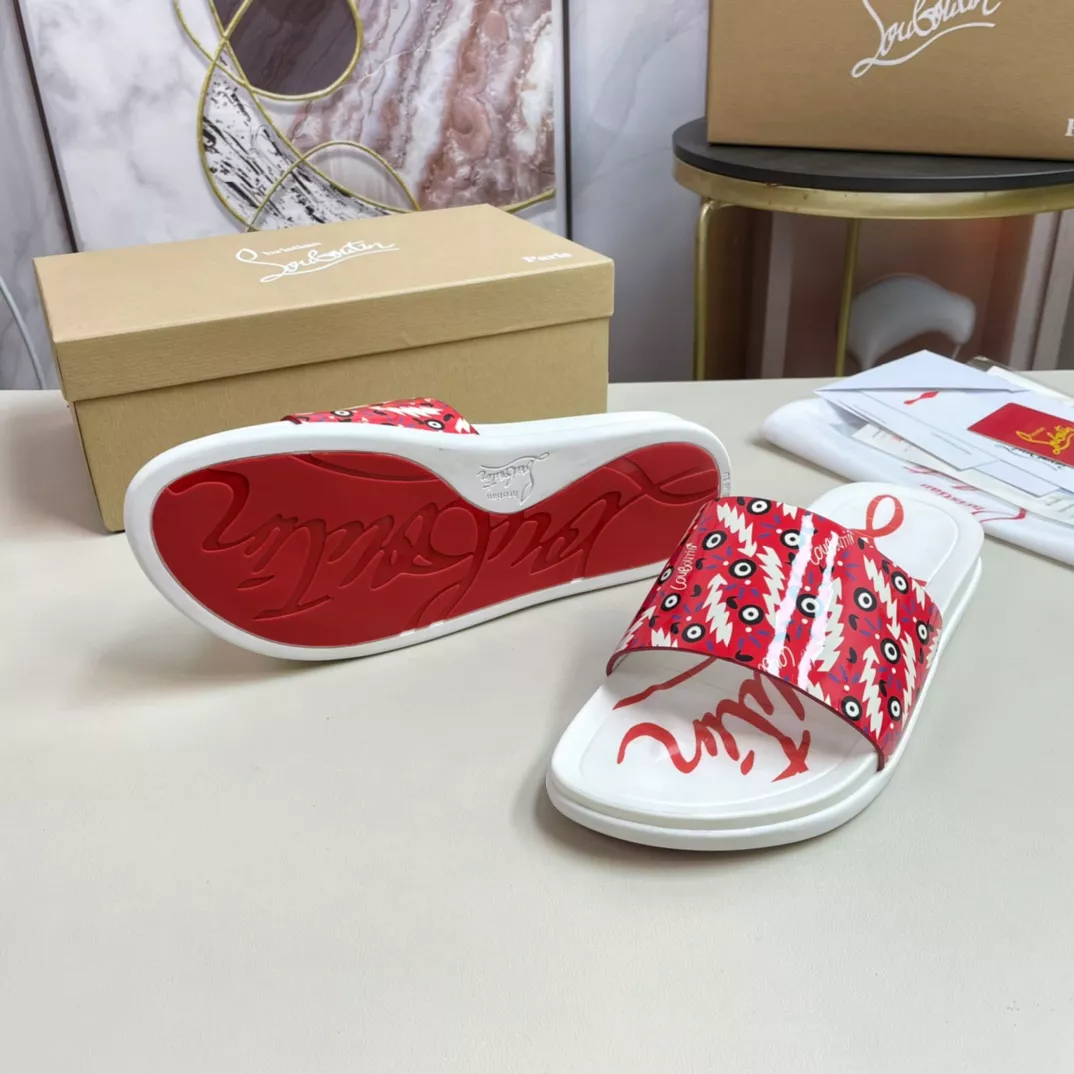 Christian Louboutin CL Slippers For Men Affordable 4816
