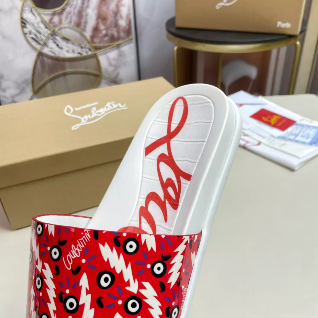 Christian Louboutin CL Slippers For Men Affordable 4816