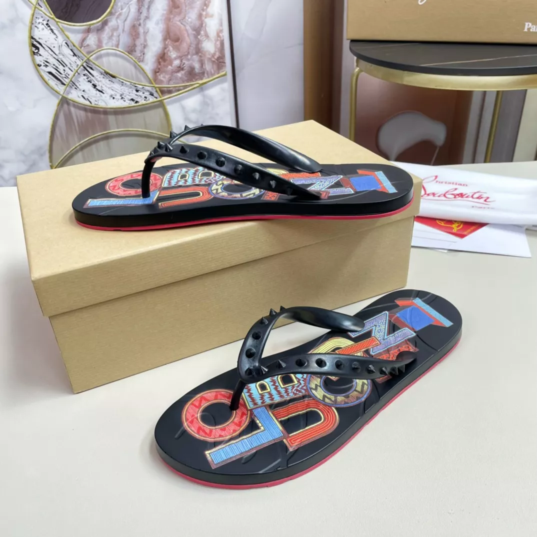 Christian Louboutin CL Slippers For Men BestValue 1297