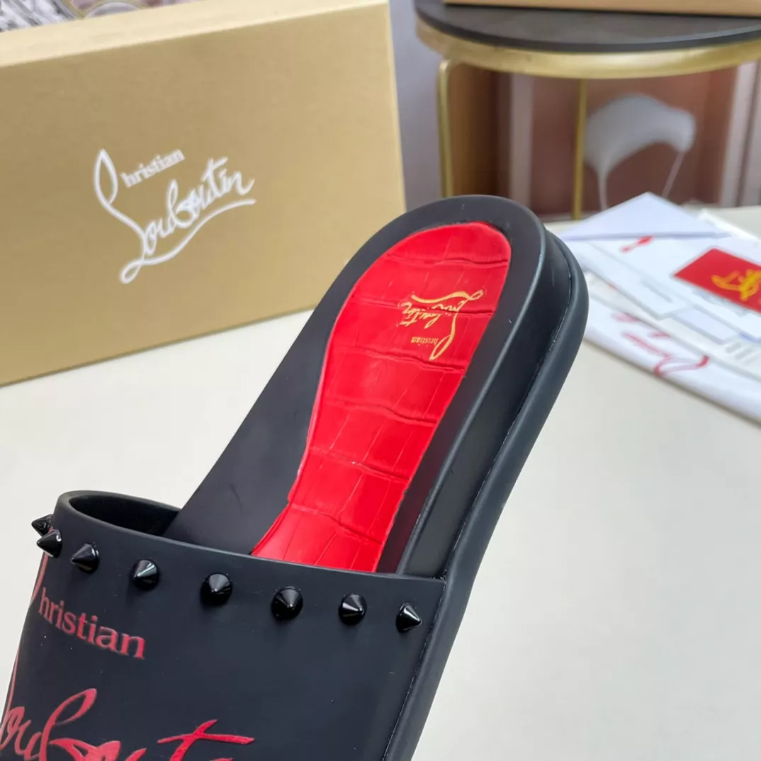 Christian Louboutin CL Slippers For Men Bold 1634