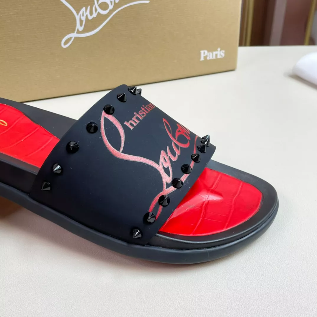 Christian Louboutin CL Slippers For Men Bold 1634