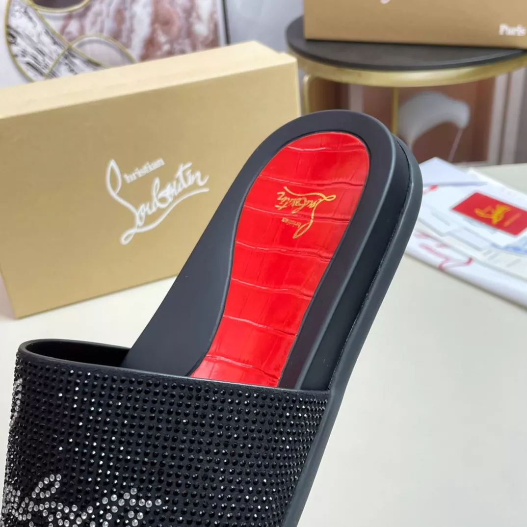 Christian Louboutin CL Slippers For Men Breathable 2577