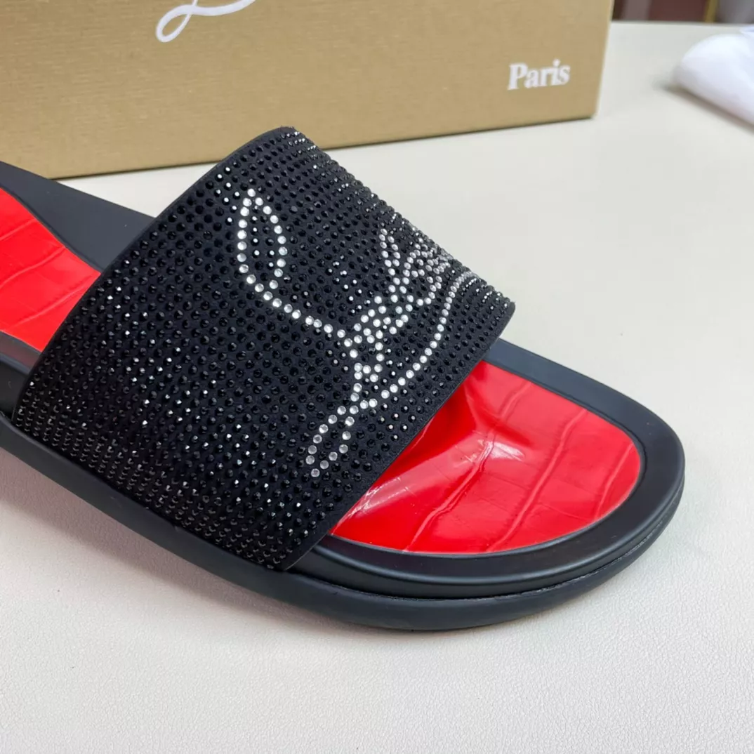 Christian Louboutin CL Slippers For Men Breathable 2577