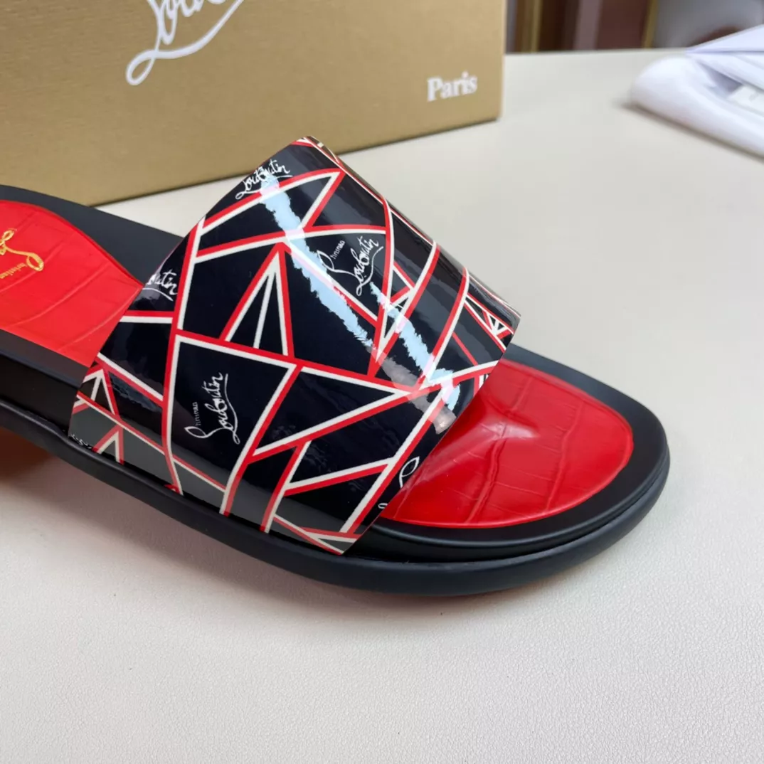 Christian Louboutin CL Slippers For Men Durable 698