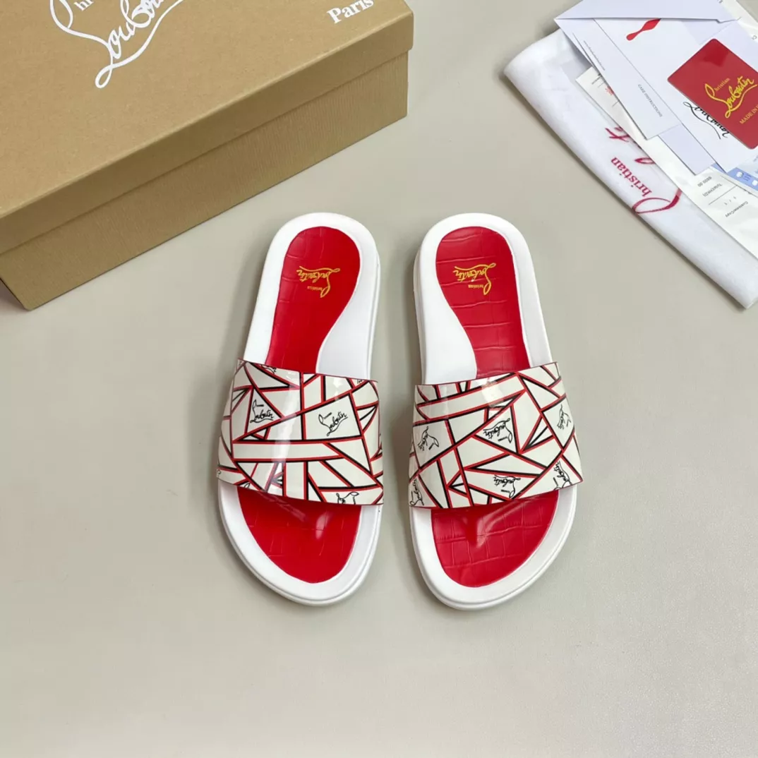 Christian Louboutin CL Slippers For Men EasyMatch 4701