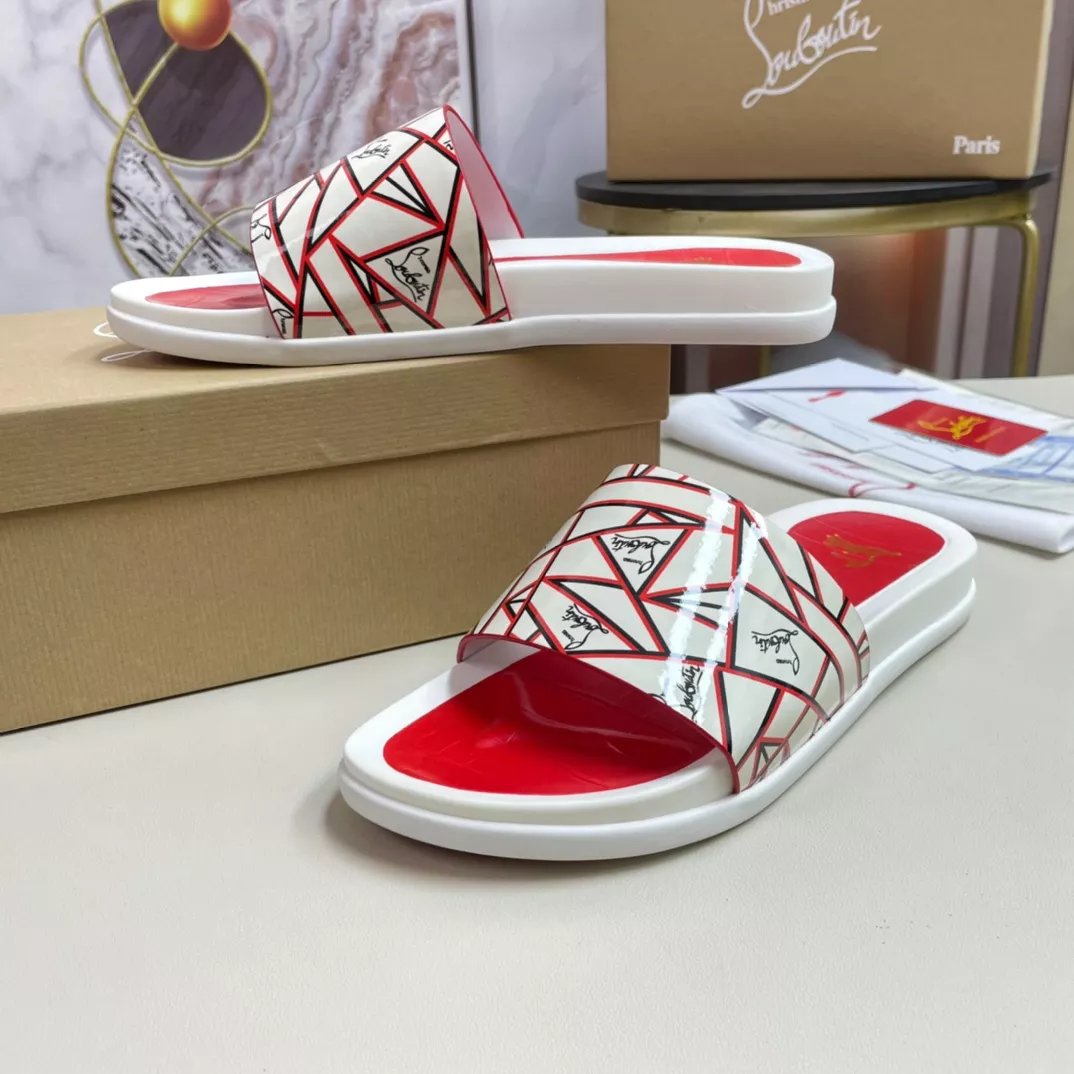 Christian Louboutin CL Slippers For Men EasyMatch 4701