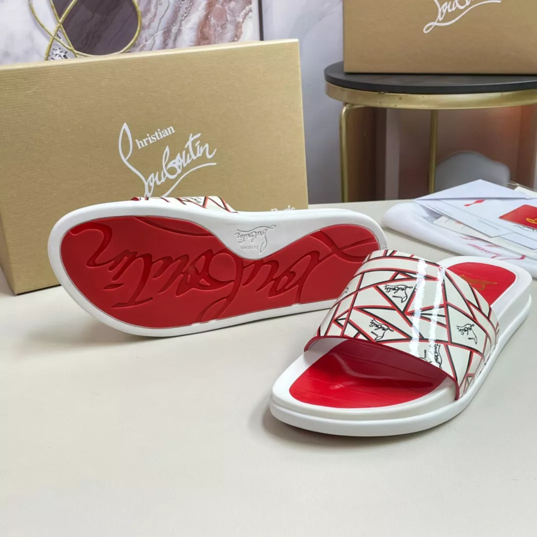 Christian Louboutin CL Slippers For Men EasyMatch 4701