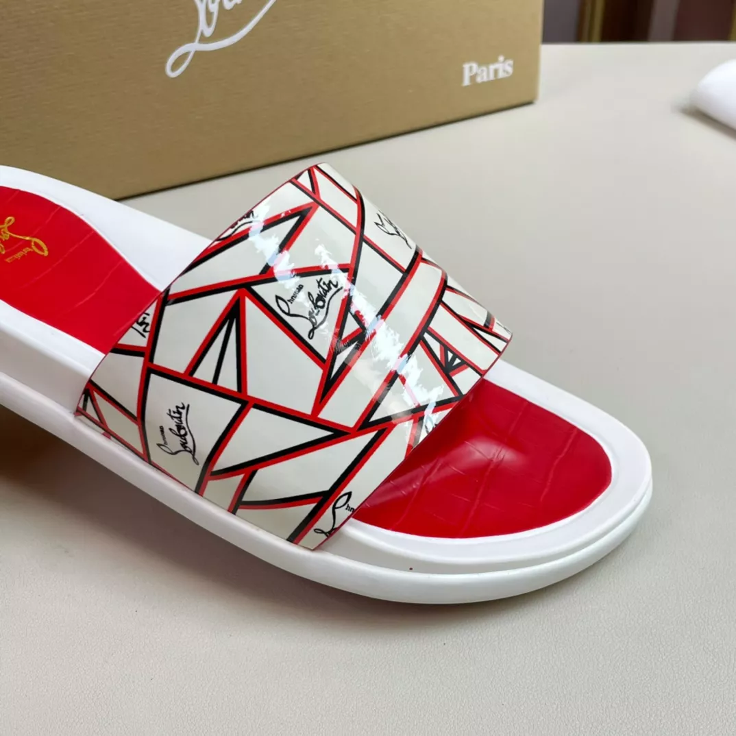 Christian Louboutin CL Slippers For Men EasyMatch 4701