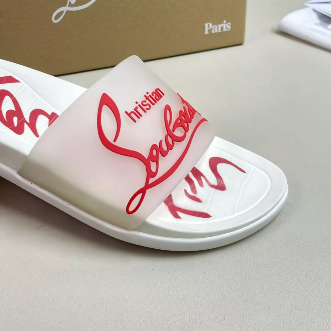 Christian Louboutin CL Slippers For Men Lightweight 1410