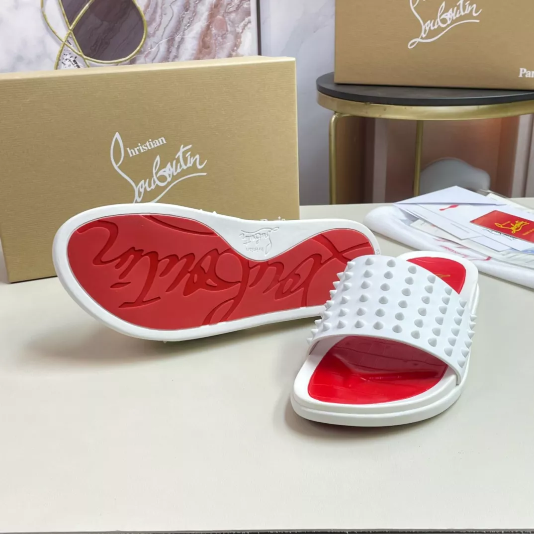 Christian Louboutin CL Slippers For Men Reliable 8695