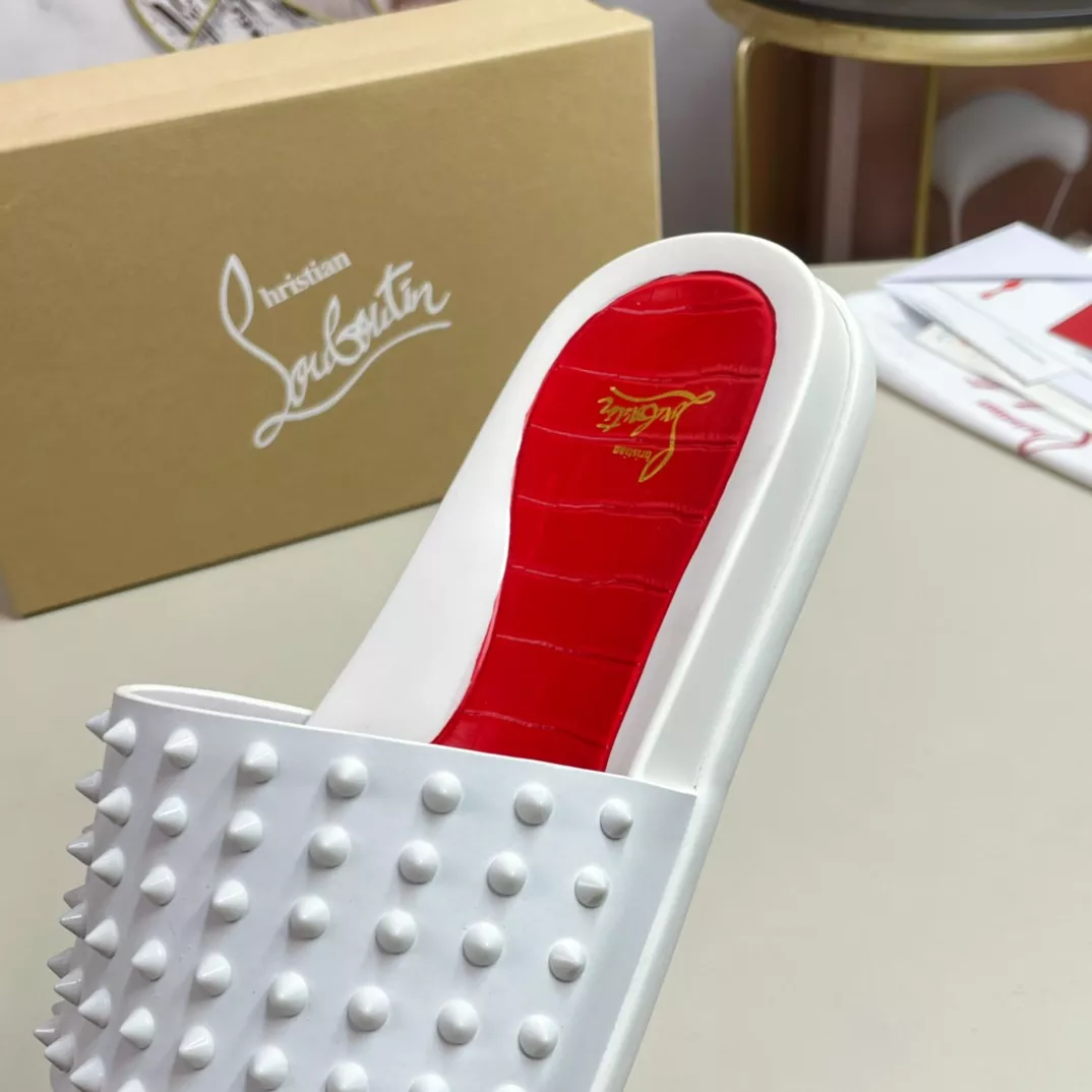 Christian Louboutin CL Slippers For Men Reliable 8695