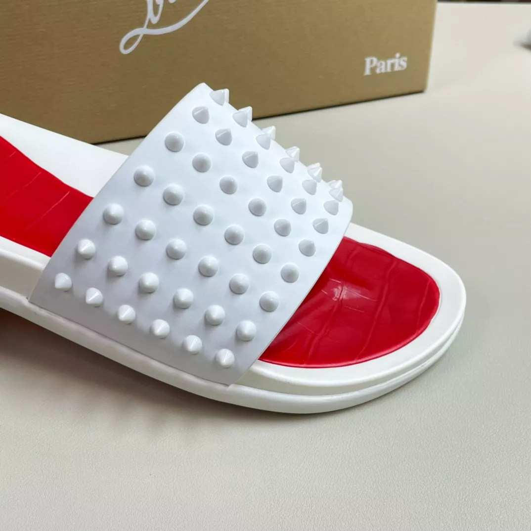Christian Louboutin CL Slippers For Men Reliable 8695