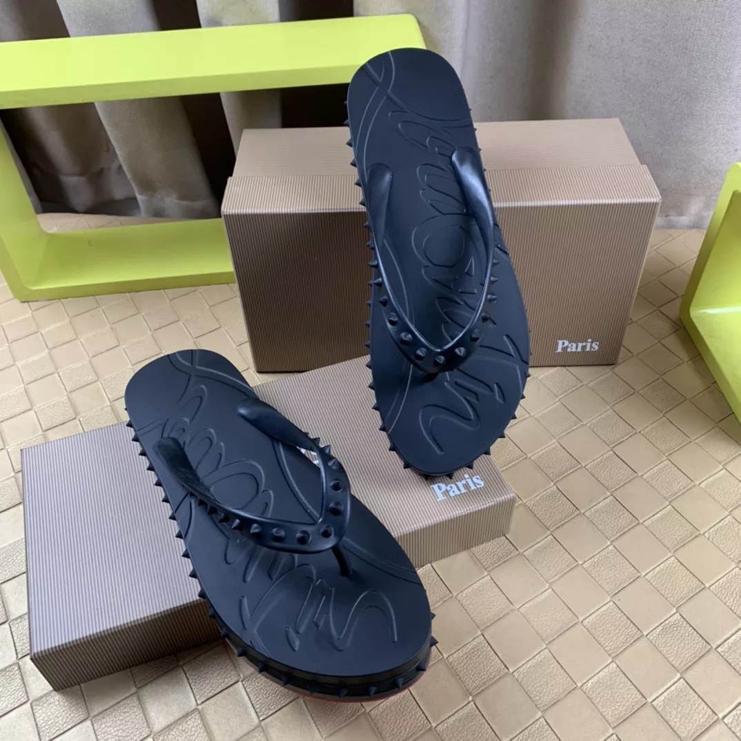 Christian Louboutin CL Slippers For Men SmartChoice 4080