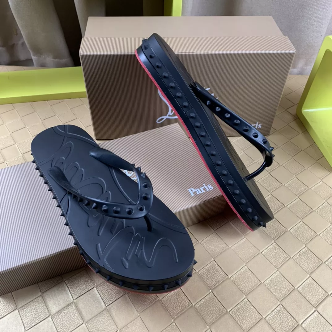Christian Louboutin CL Slippers For Men SmartChoice 4080