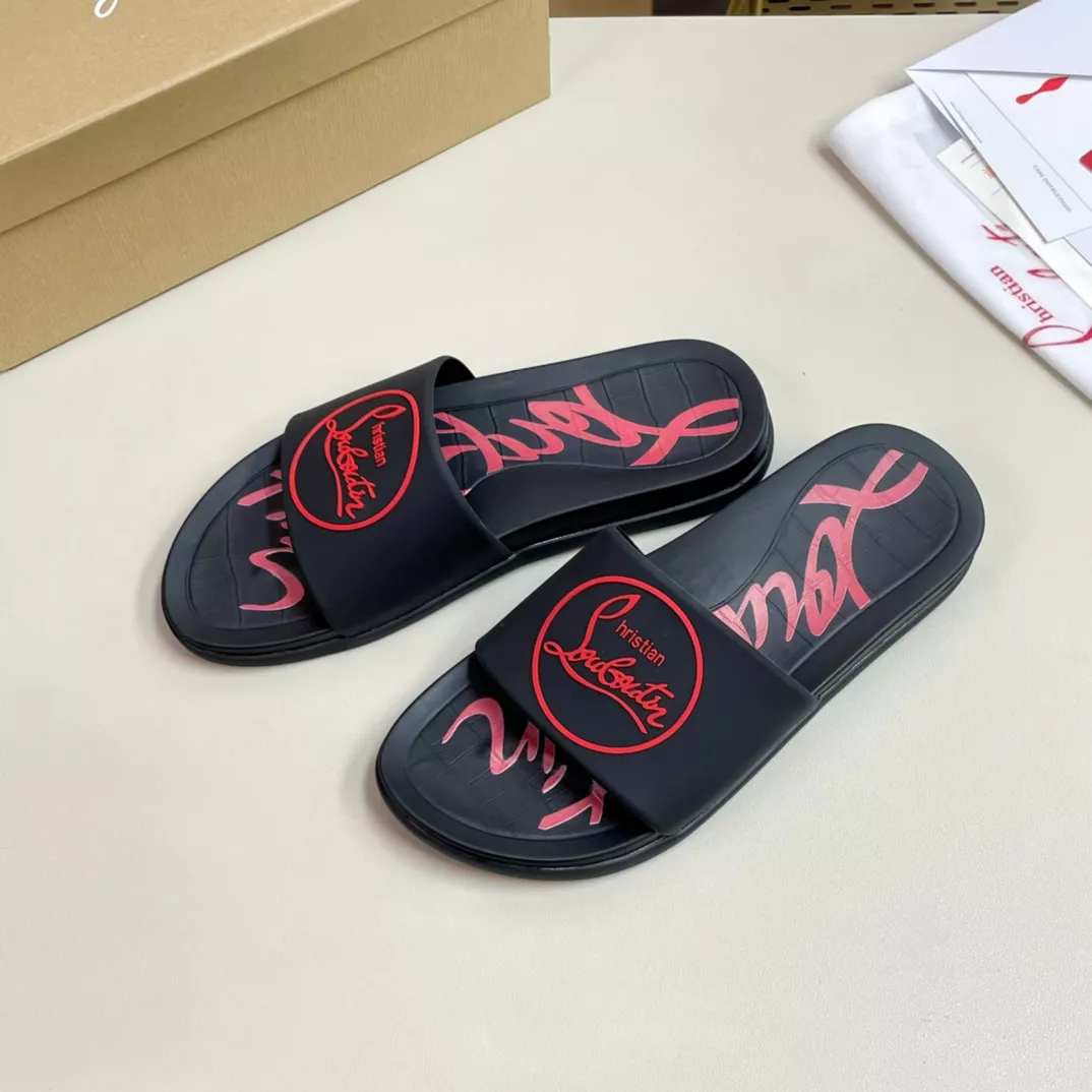 Christian Louboutin CL Slippers For Men StreetReady 5213